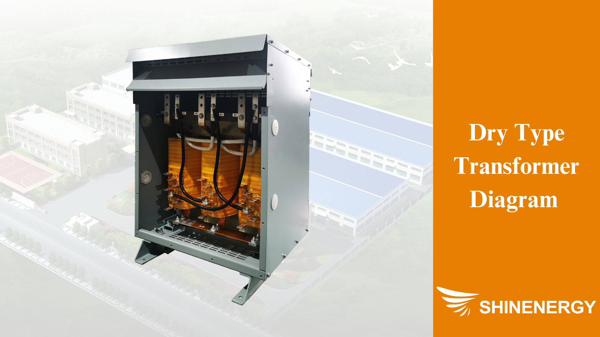 dry type transformer diagram 