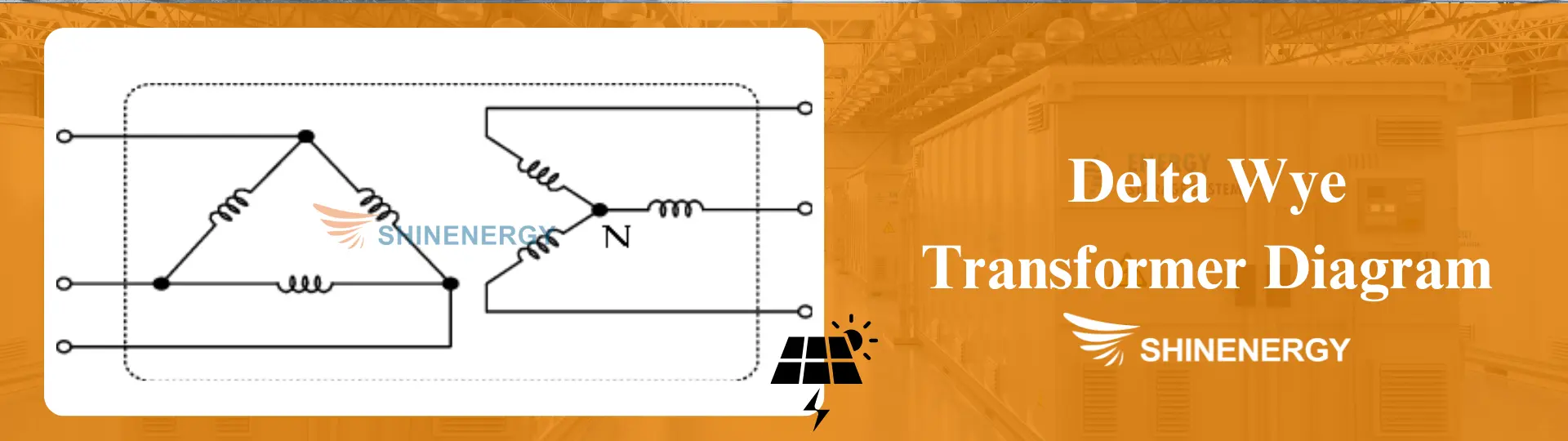 delta wye transformer diagram