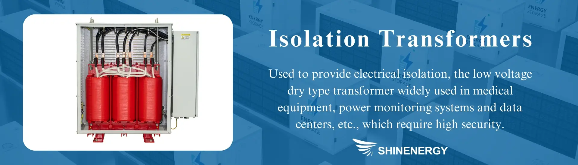 low voltage isolation transformer