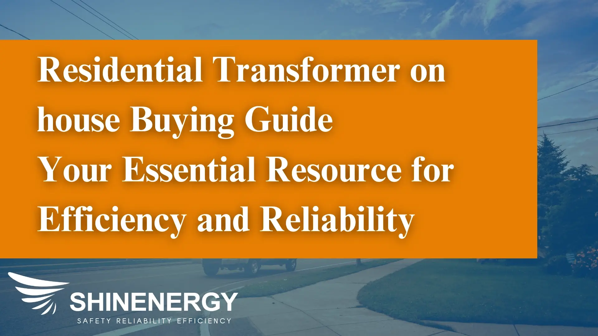 Residential Transformer