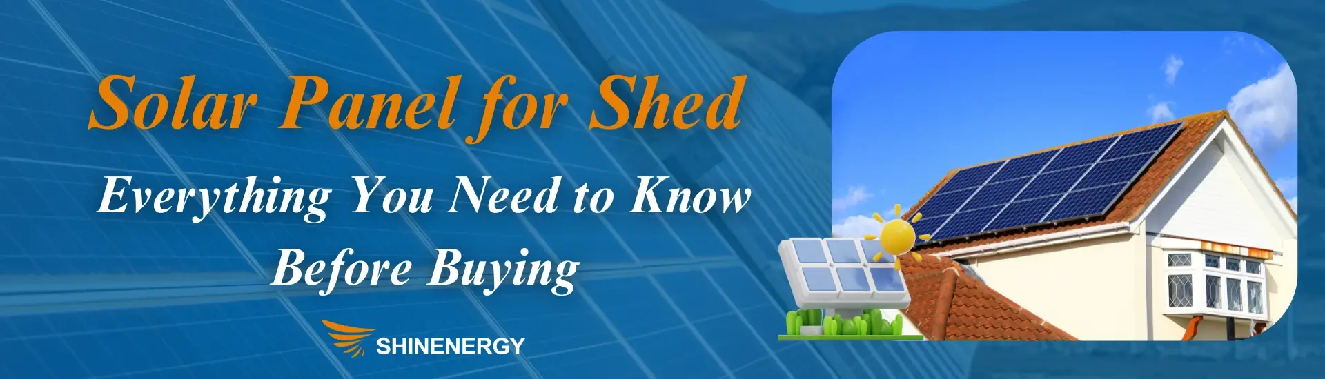 solar power for shed