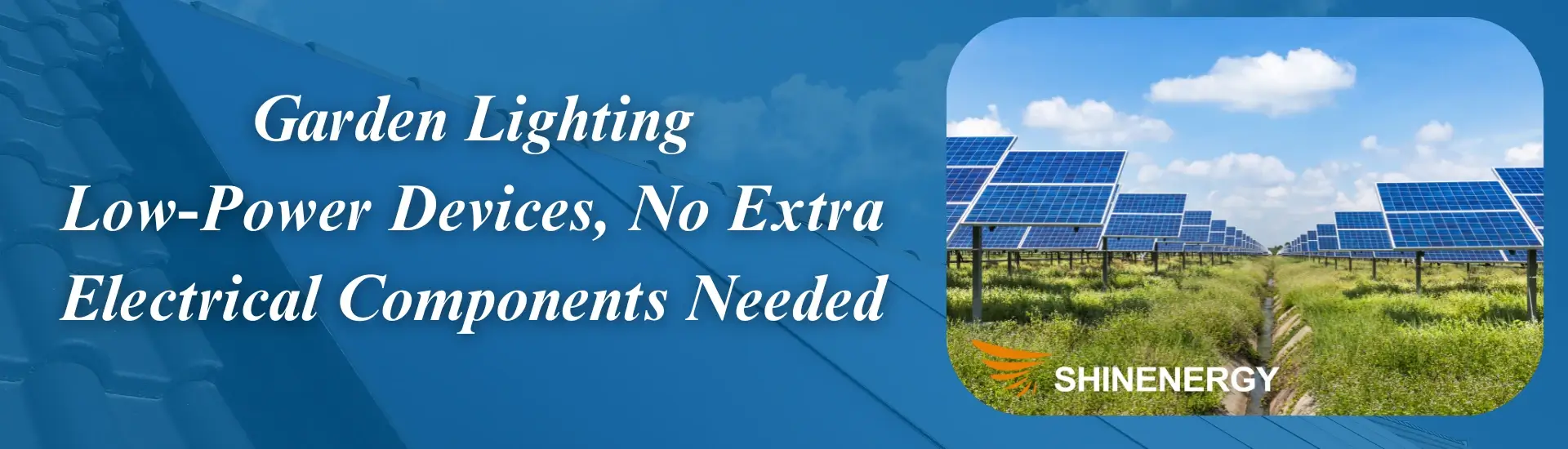 solar power for garden shed