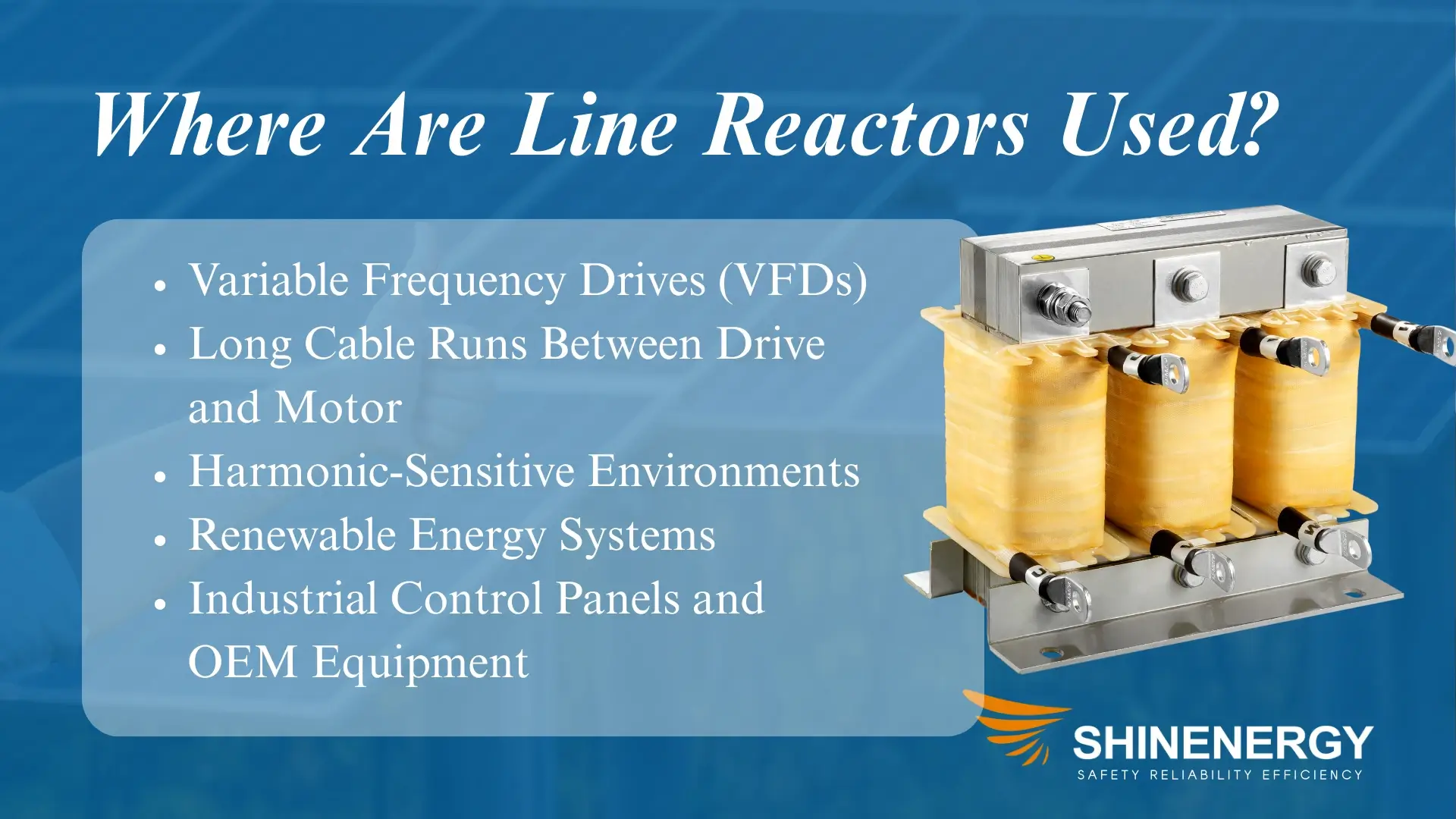 line reactor vfd